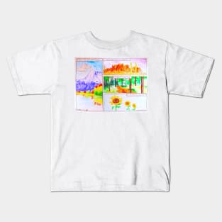 We Live On This Speck Called Earth Kids T-Shirt